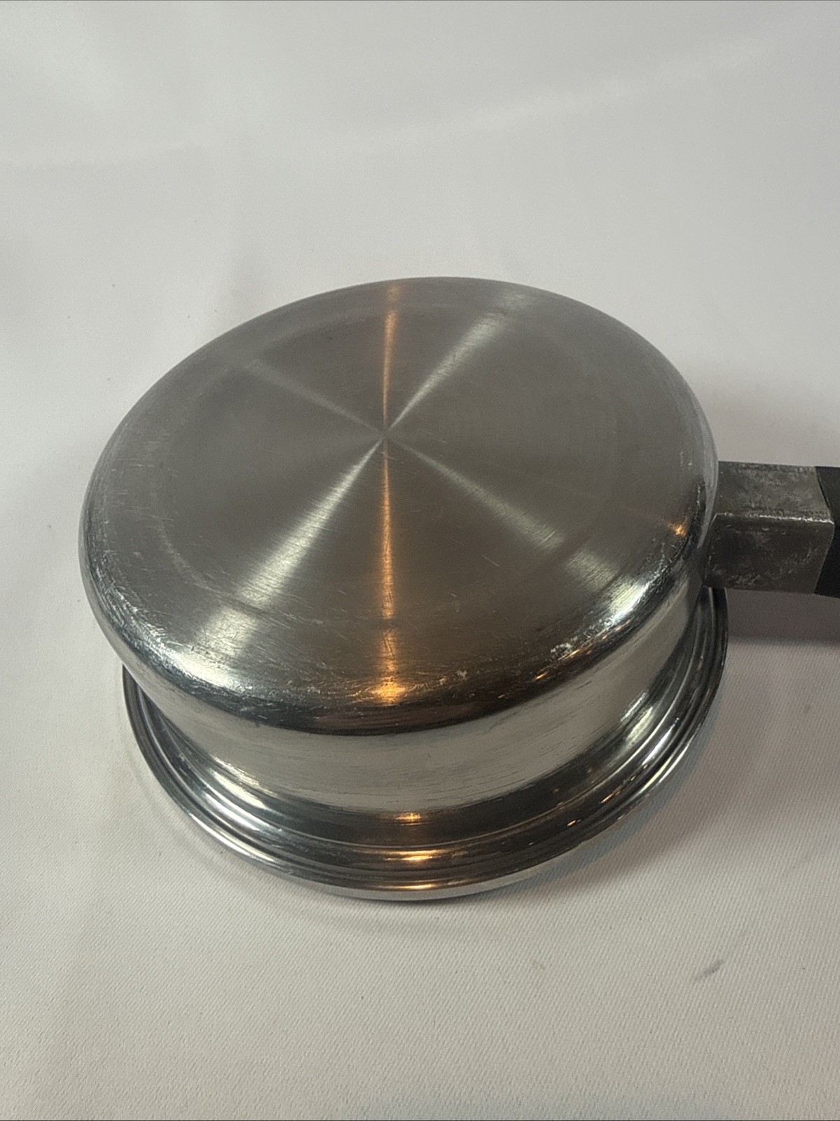 Saladmaster 1 Quart Sauce Pan 18-8 Tri-Clad Stainless Steel No Lid Dallas VTG