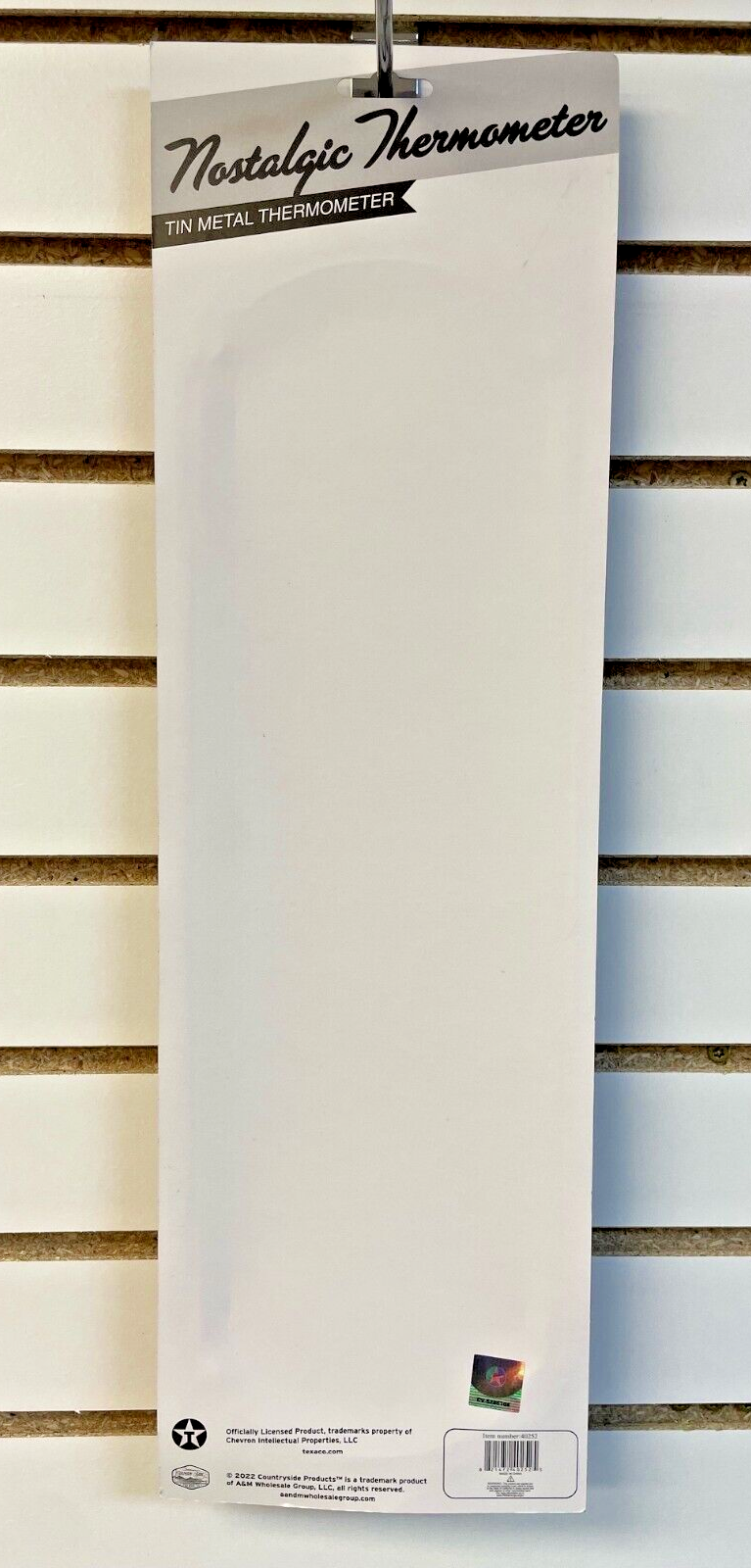 NEW! Gas & Oil TEXACO - Indoor Outdoor Metal Tin 17" Thermometer Nostalgic 40252