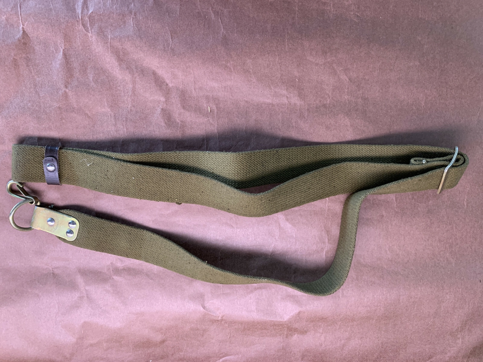 Original Soviet/Russian single hooked canvas sling for USSR sporting & hunting.