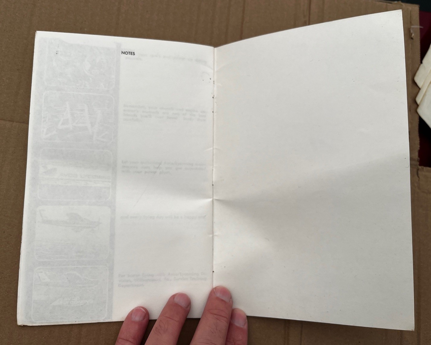 Vintage AVCO LYCOMING "DIRECT DRIVE ENGINE OPERATION" INFORMATION Manual Booklet