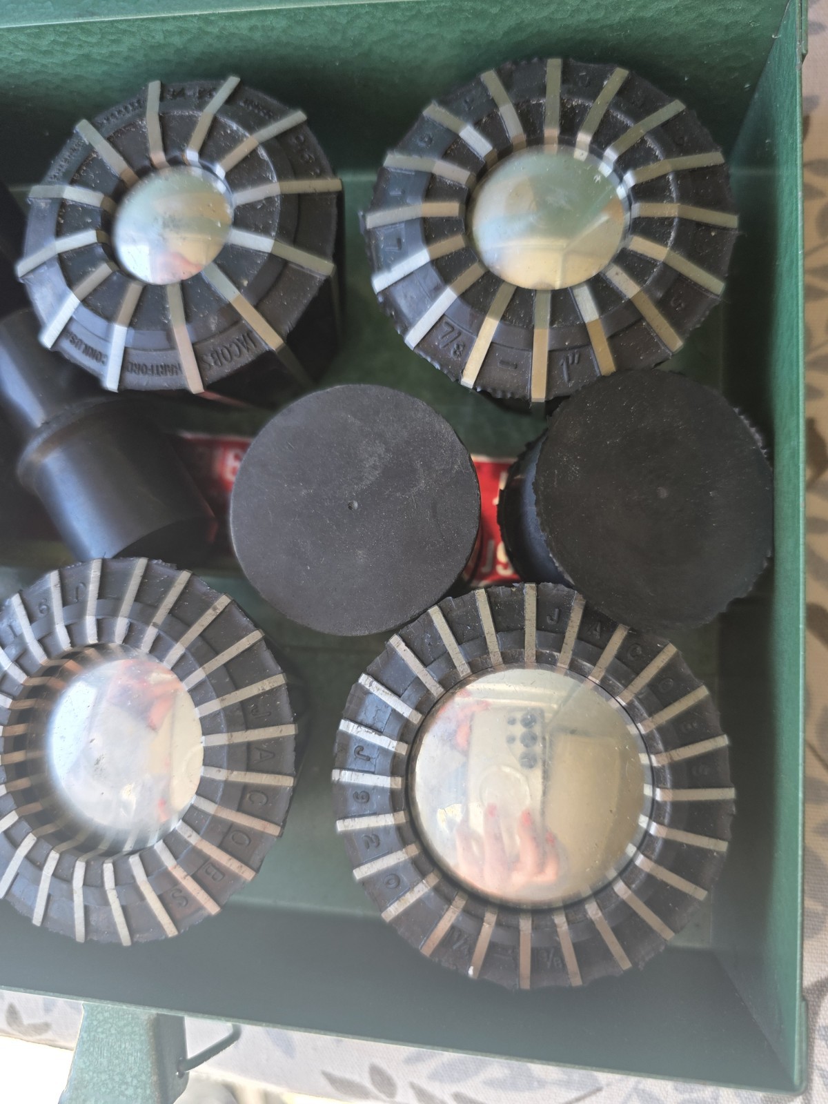 Jacobs Rubber Flex Collet Set 5/8"- 1-3/8"