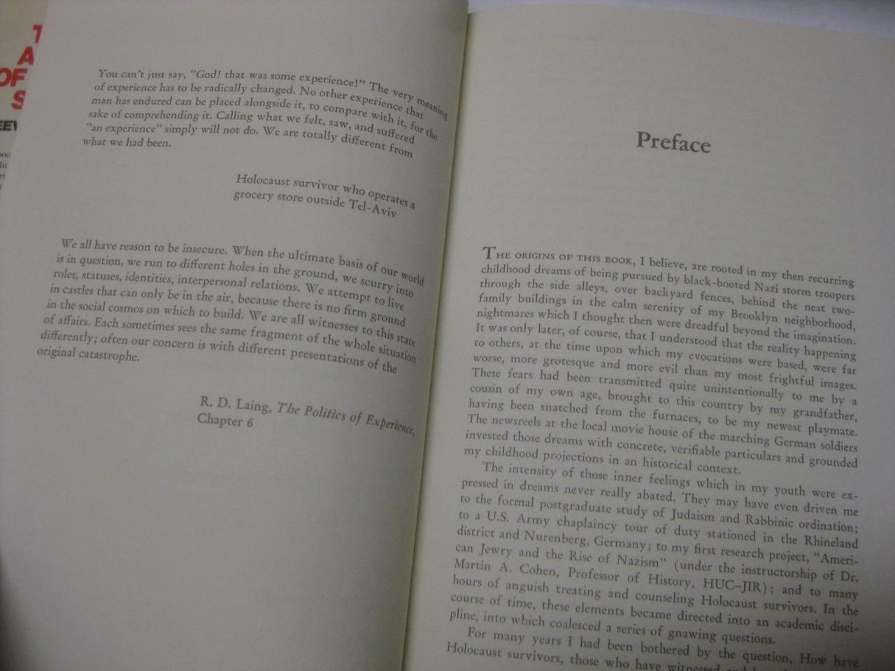 The Faith and Doubt of Holocaust Survivors by Reeve Robert Brenner