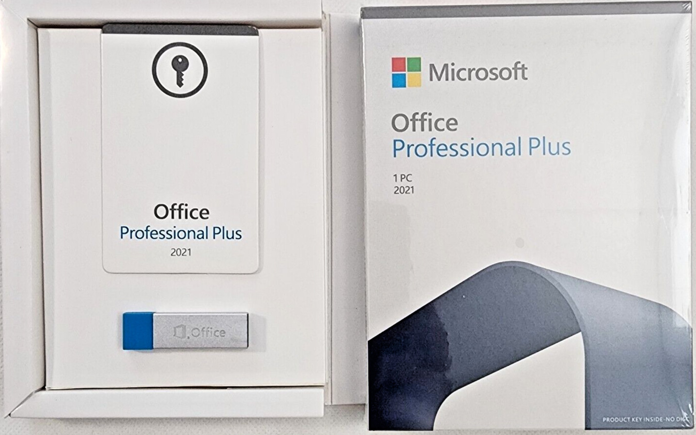 Microsoft Office 2021 Professional Plus - USB - New Sealed Retail Package