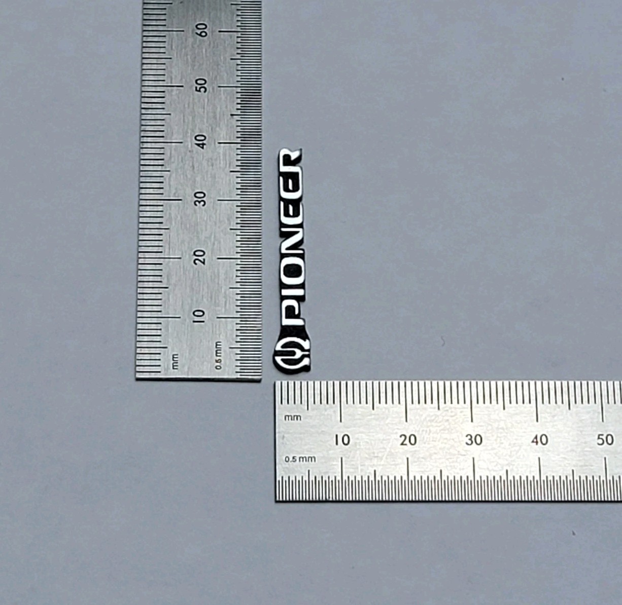 Pioneer Small Badge Logo Emblem For DVD Players & Other Equipment With Adhesive