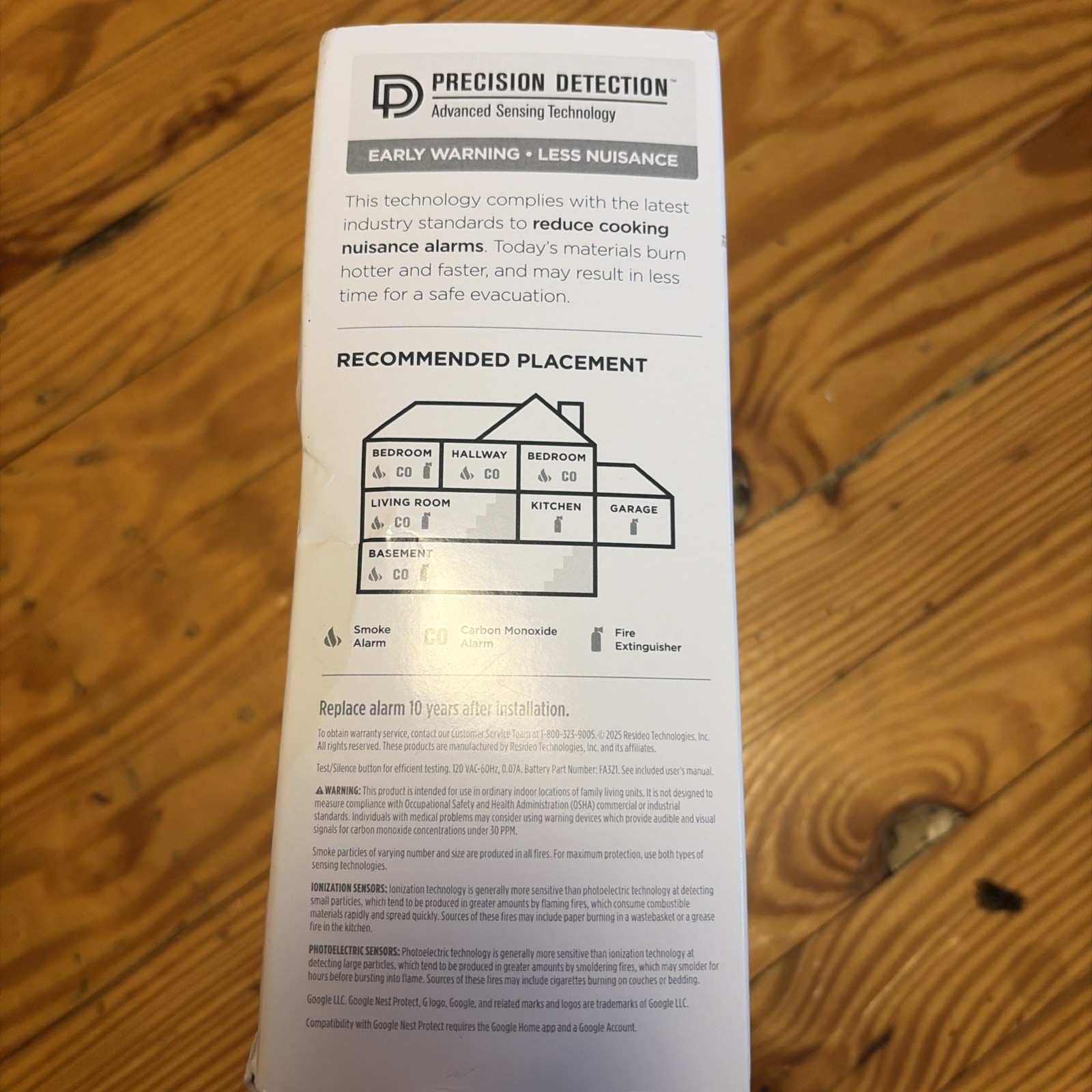 First Alert SC5 Hardwire Smart Smoke Carbon Monoxide Alarm SMCO600NVAC 1Pack