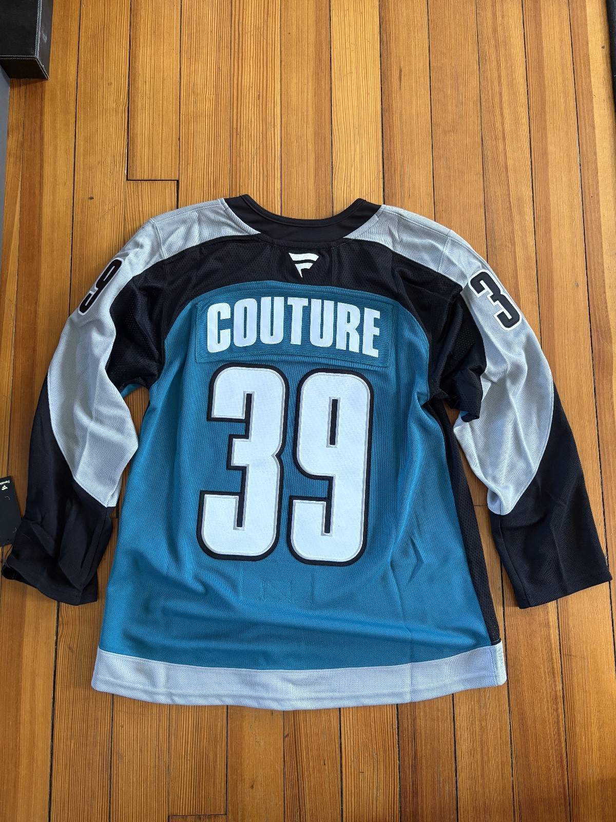 AUTHENTIC San Jose Sharks Logan Couture Fanatics Premium Jersey NEW Sizes 42-52