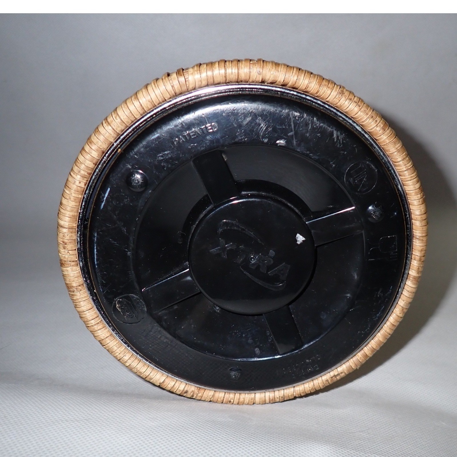 Ola Olsson XTRA Rattan Thermal Coffee Carafe Decanter VTG 80's 1.5 Liter 11