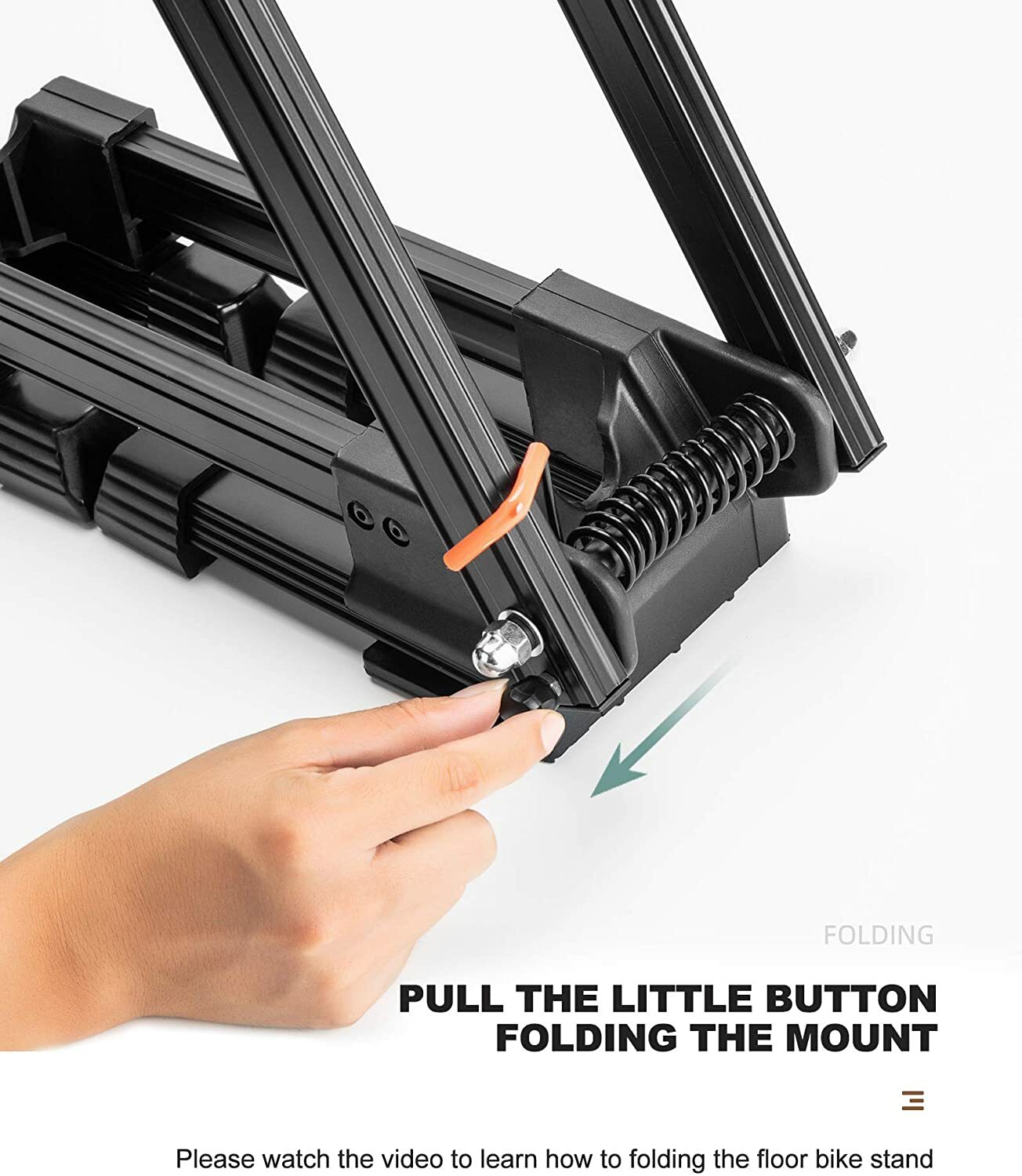 ROCKBROS Bike Parking Stand Foldable Bicycle Indoor Floor Holder Storage Rack