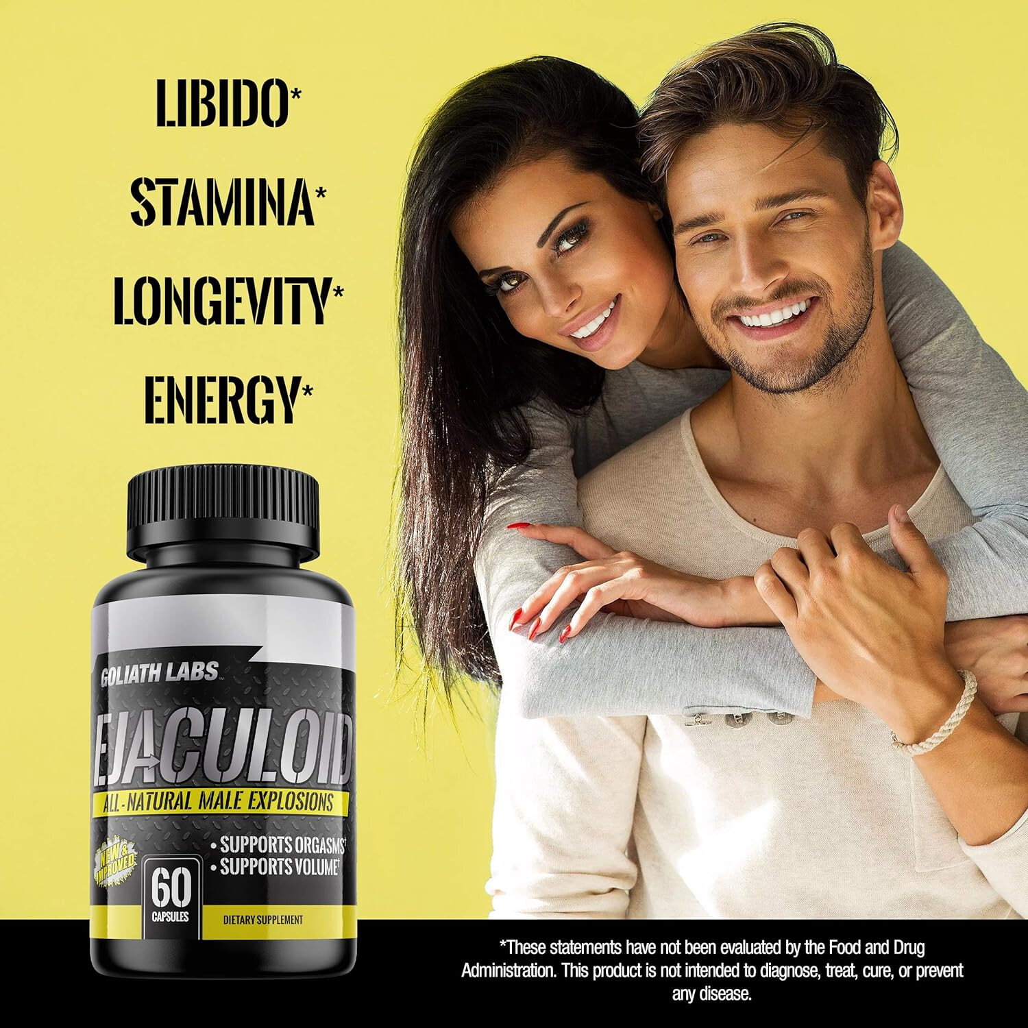 Ejaculoid– Bigger, Longer Rock-Hard, Long Lasting Results, 60 Ct