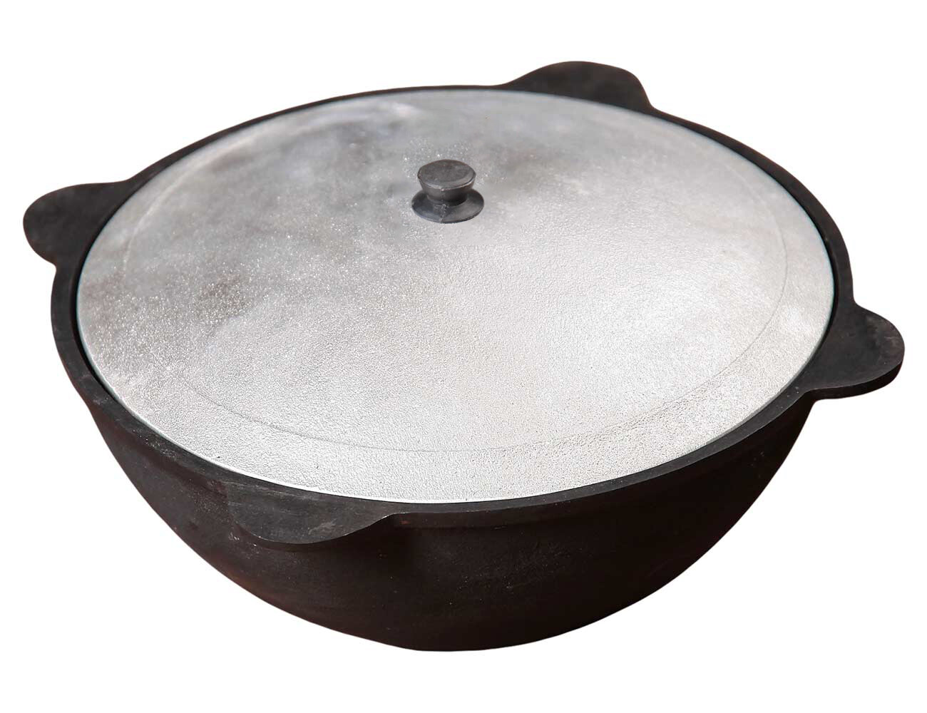 22L Authentic Uzbek Kazan Traditional Cast Iron Cauldron Pilaf Plov Lagman Wok