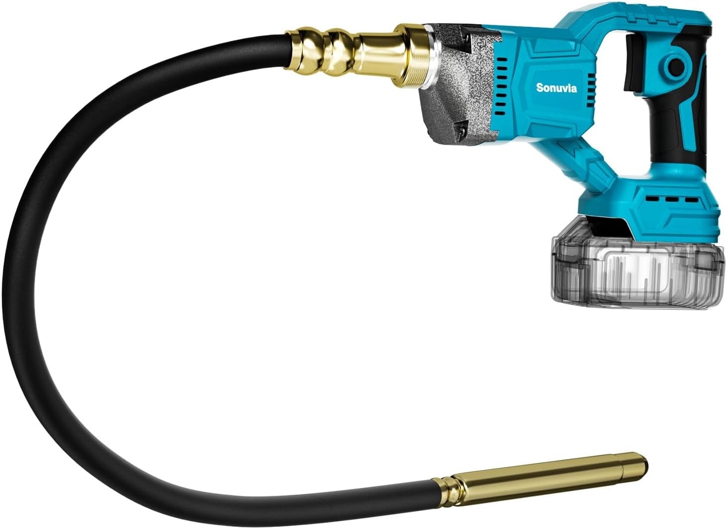 Cordless Concrete Vibrating Tool Compatible with Makita 18V Battery 600W Power C