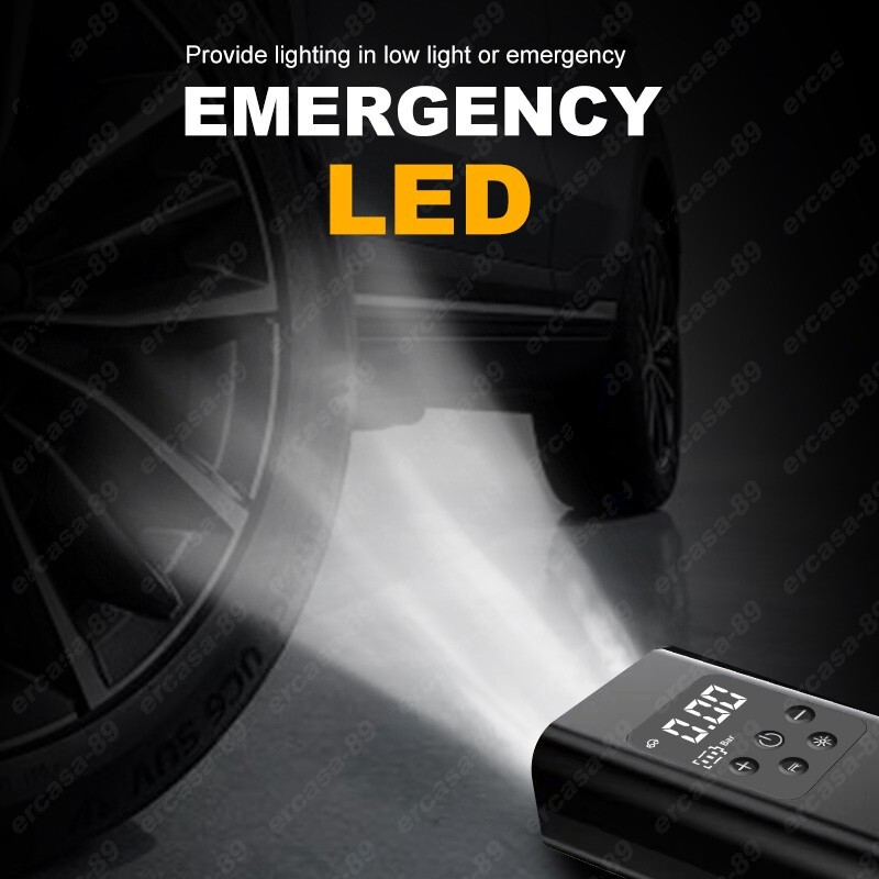 Tire Inflator Car Air Pump Compressor Electric Portable Auto 12V Volt 150 PSI