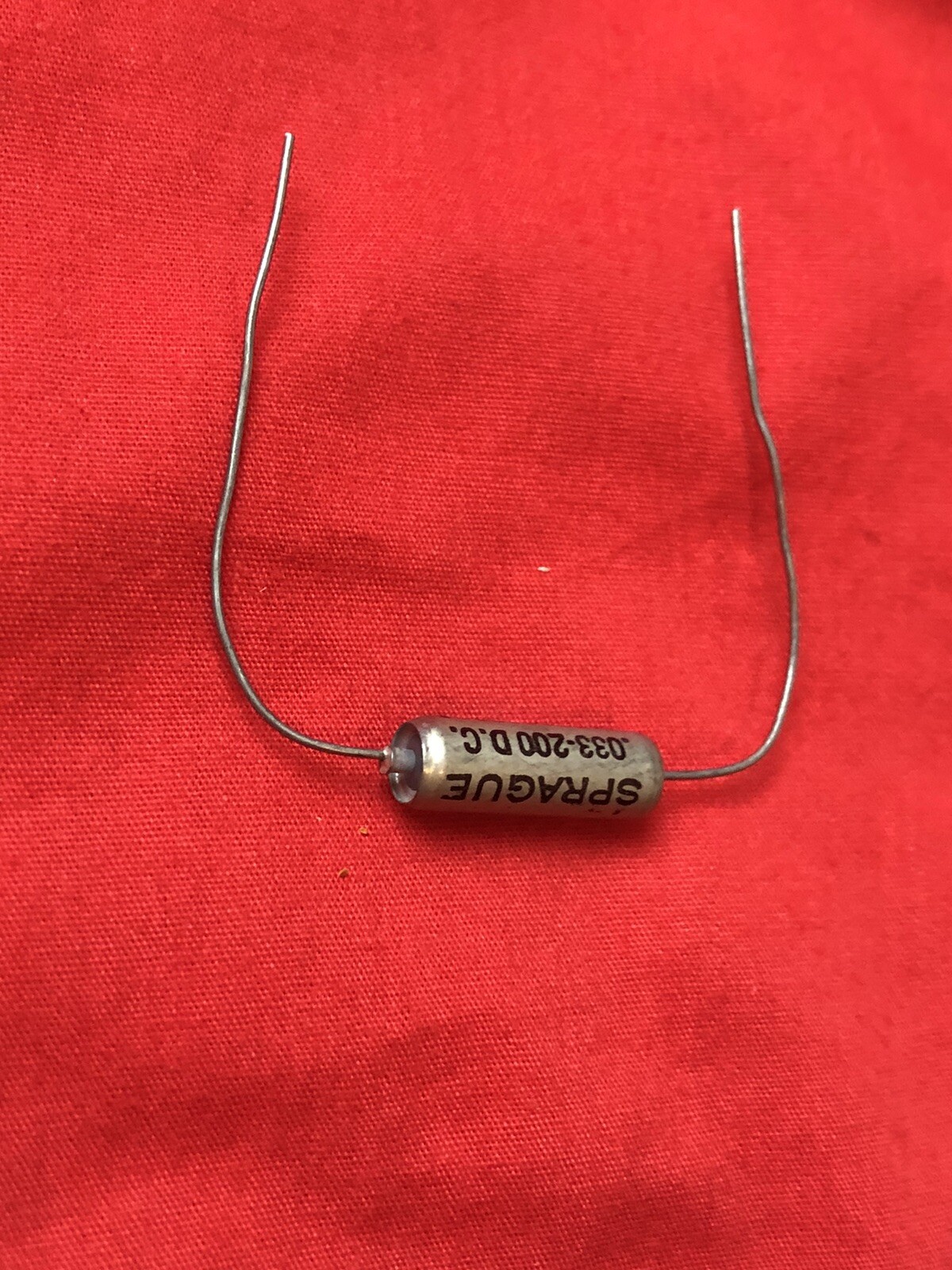 Sprague .033 uF 200V Vitamin Q PIO oil capacitor 118P tone cap audio grade 60s