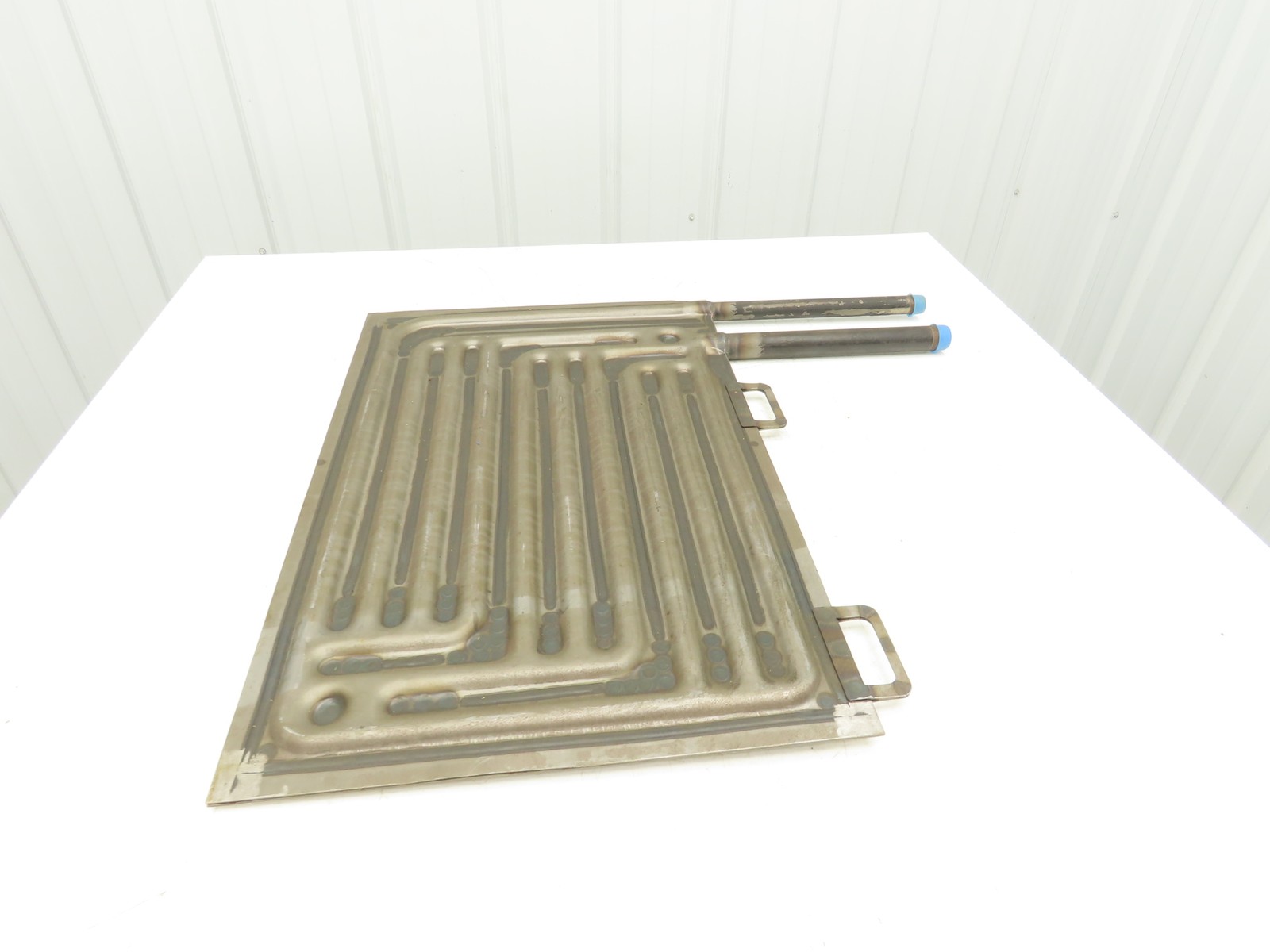 19"x 29" Plate Coil Immersion Heat Exchanger 1"x 3/4" NPT Pipe