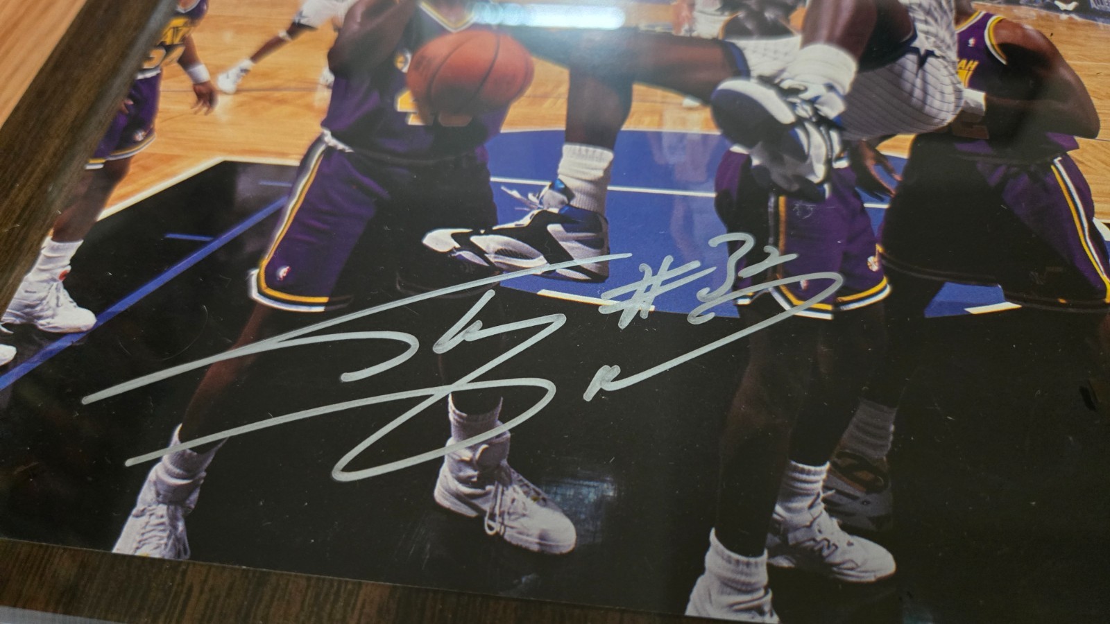 SIGNED Shaquille O'Neal Wall Plaque Shaq Rookie of the Year 1993 Orlando Magic