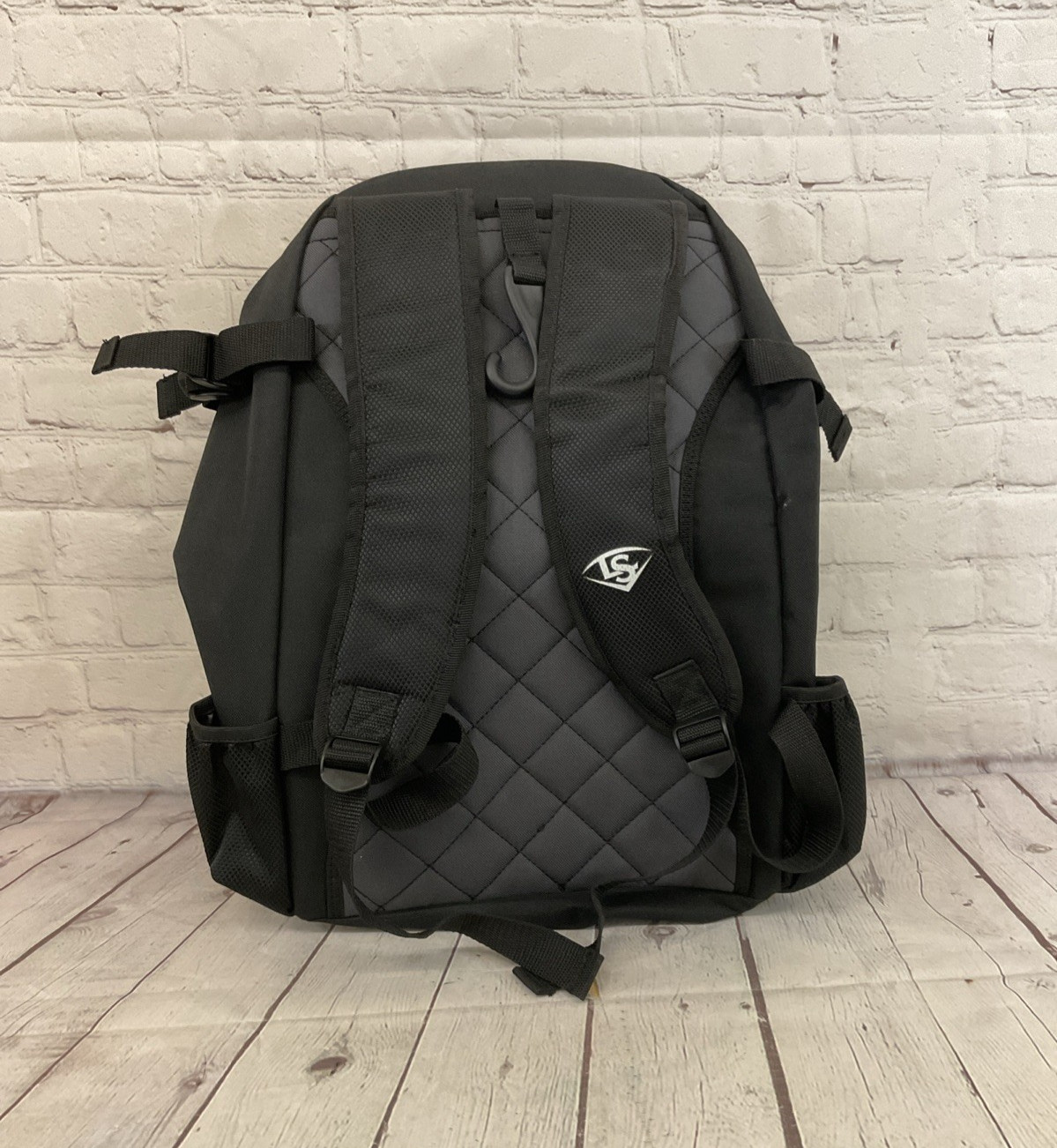 Louisville Slugger MV35140698 Athletic Baseball Backpack Black Grey OS