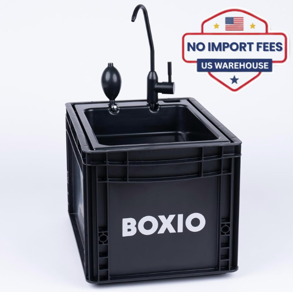 BOXIO Portable Sink Compact Camping Outdoor Mobile Hand Wash Station FS USA