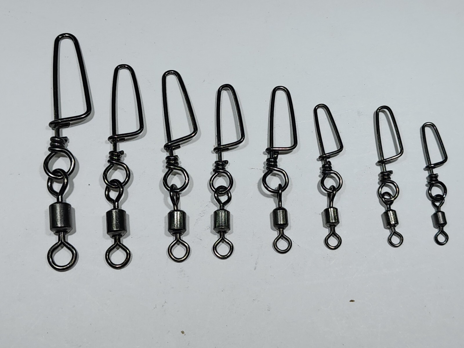 Coastlock Rolling Fishing Snap Clip Swivel 50 pcs size 2/0 to 6