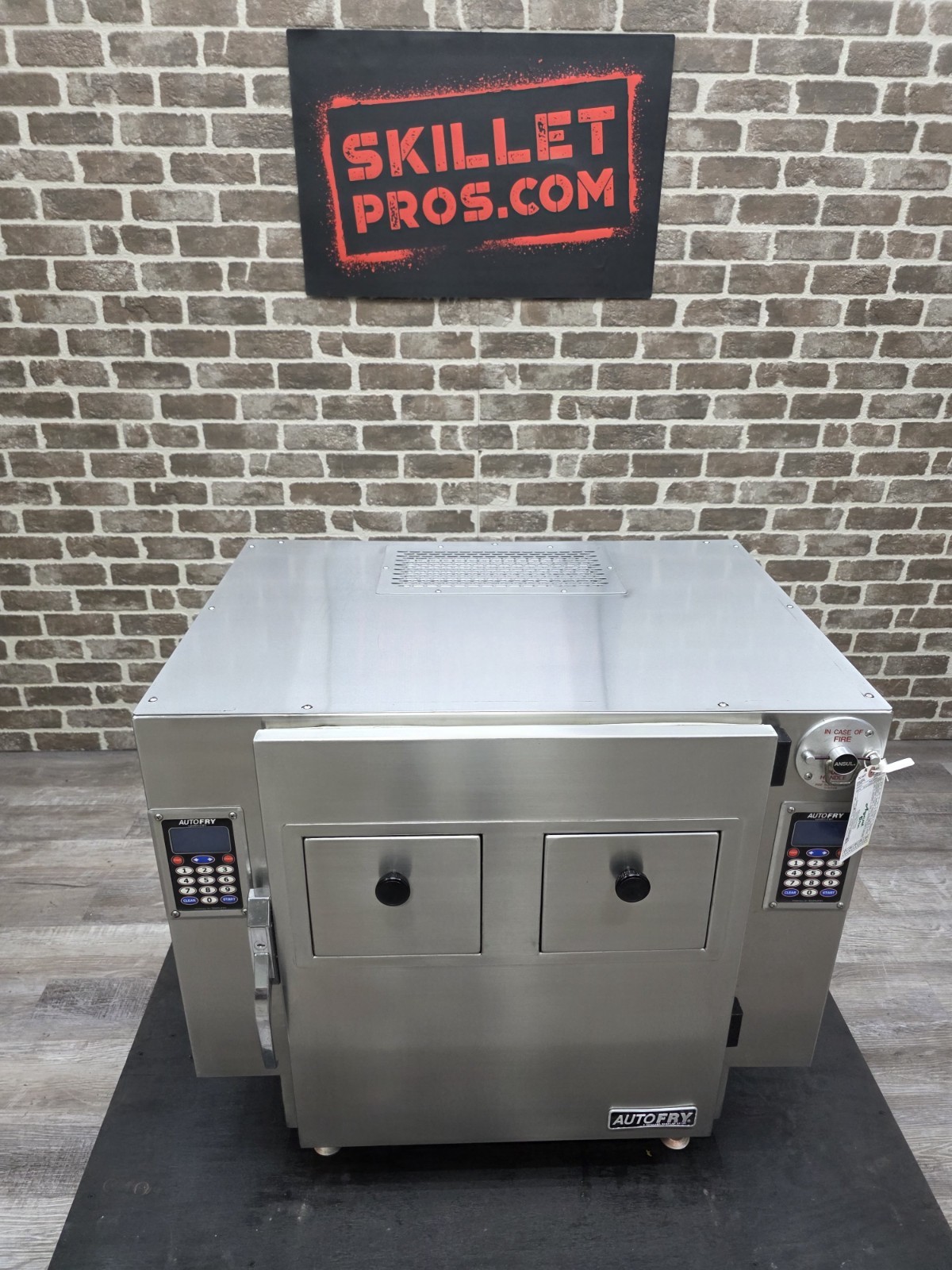 AutoFRY MTI-40C Double Basket 6 Gallon Automatic Self-Contained Ventless Fryer