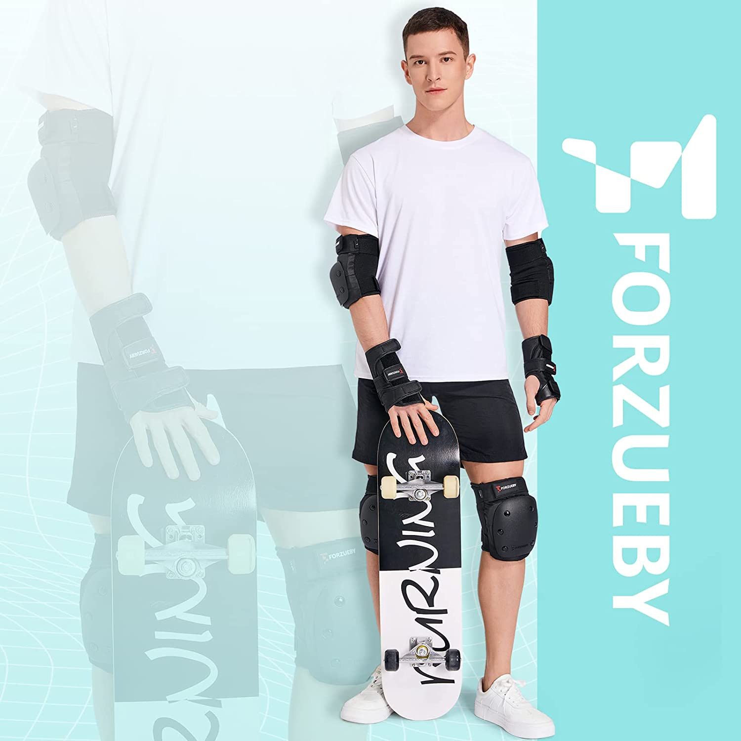 Wrist Guards for Roller Skating, Skateboarding, Snowboarding - Adult & Kids