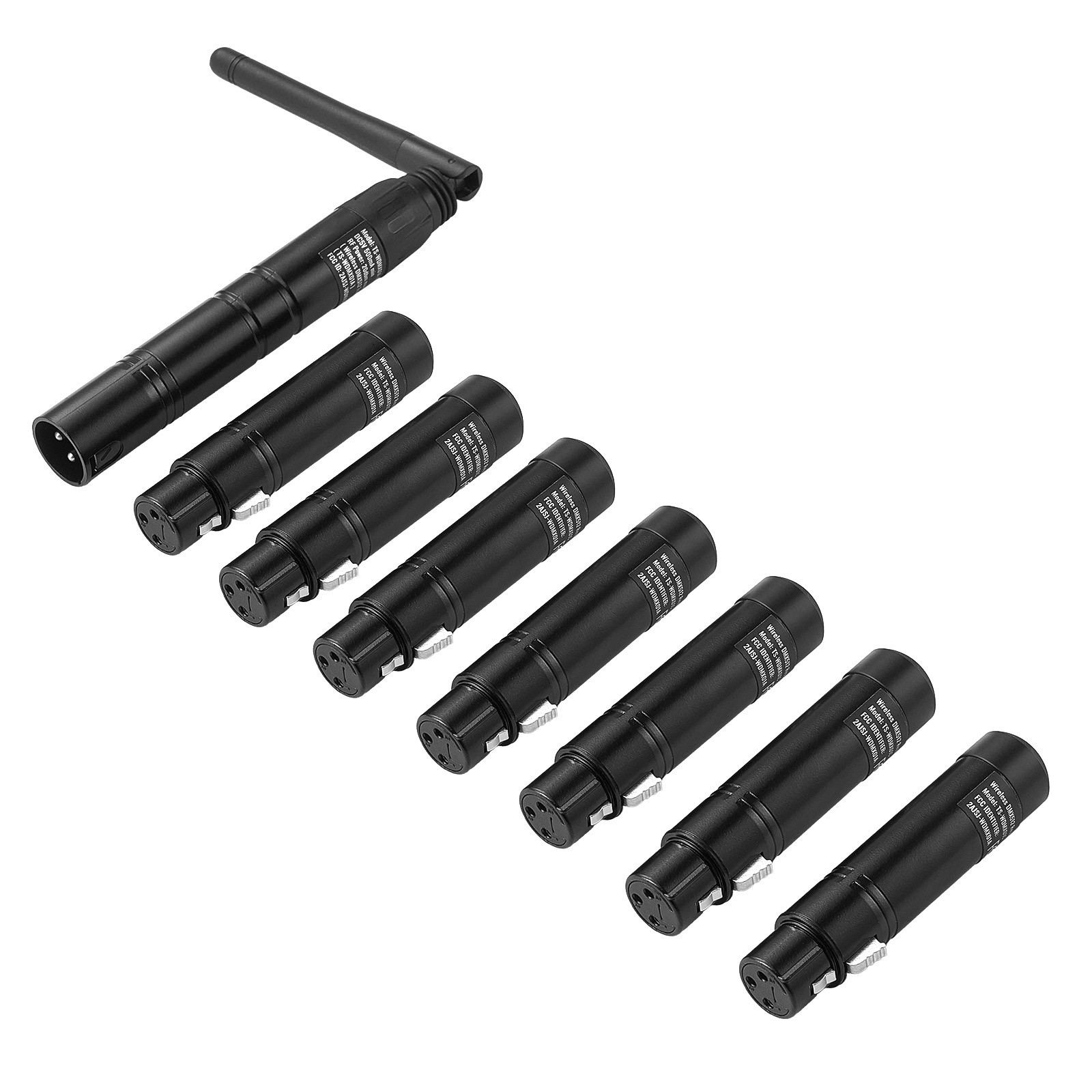 DMX Wireless Receiver Transmitter Controller for LED Stage Light 8 PCs