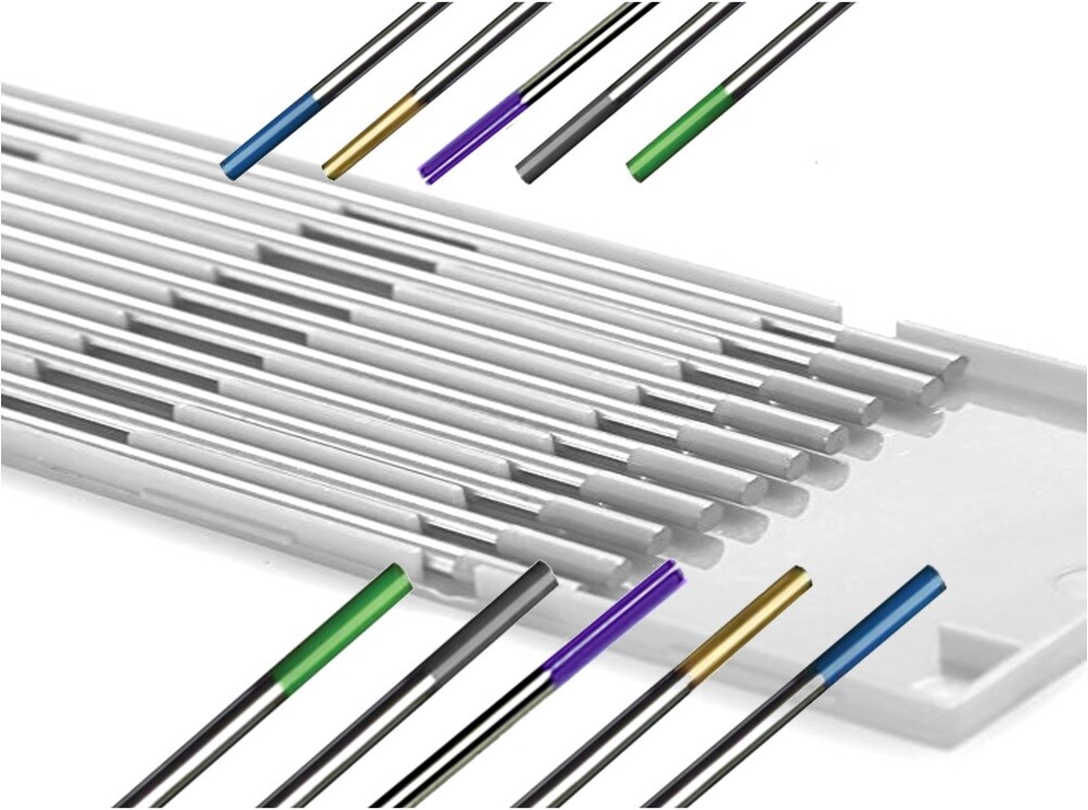 WeldingCity® TIG Welding Tungsten ASSORTED GN-VT-GY-AU-BU1/16"-3/32"