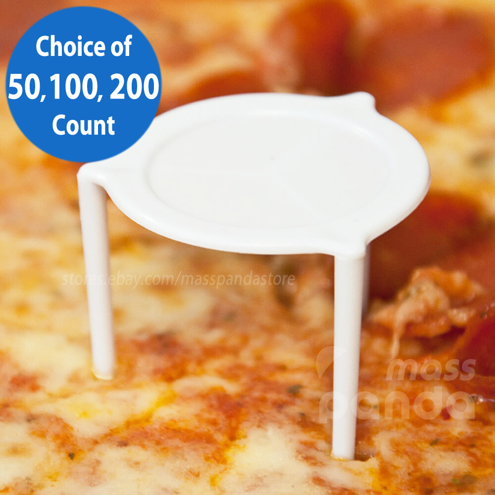 Pizza Stands Extra Heavy Duty White Round Disposable Plastic Savers/Tripods/Stax