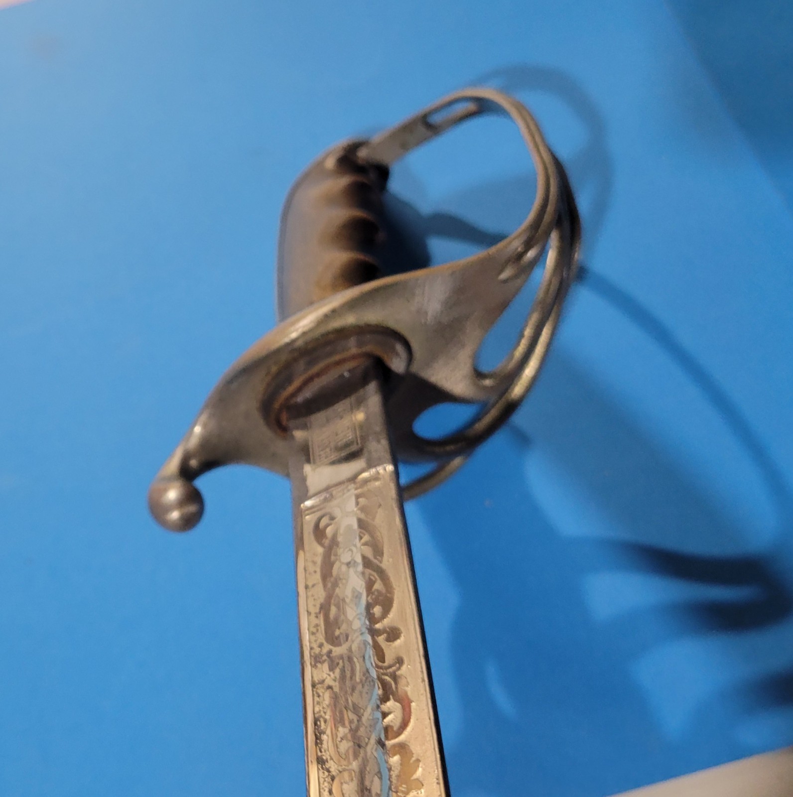 Model 1902 US Army Military Cavalry Sword Sabre Henry V Allien Wood Grip Etched