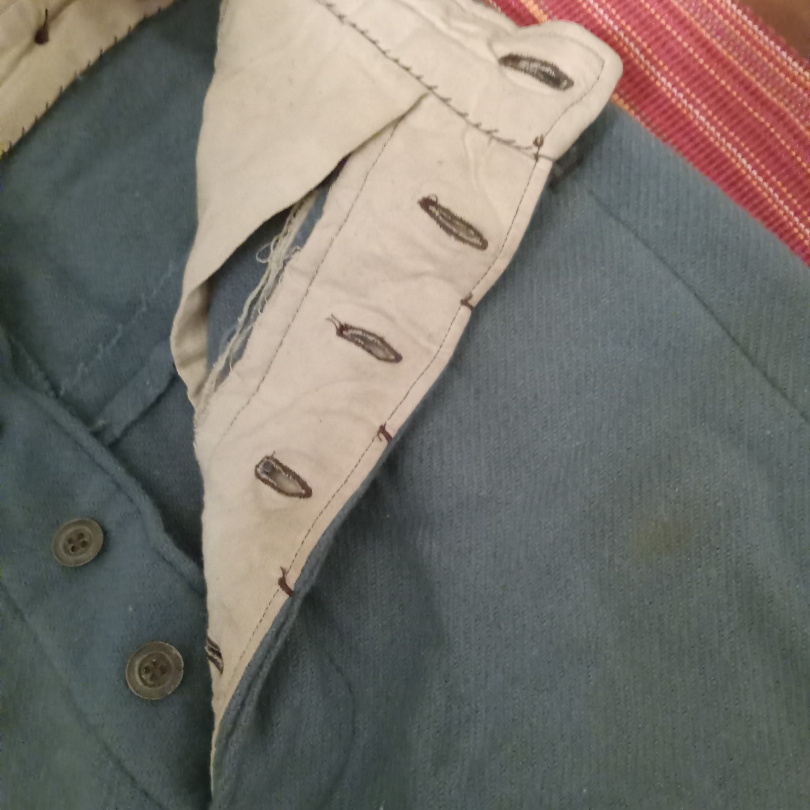 Vintage Civil War Reenactment Union Infantry Wool Trousers Used