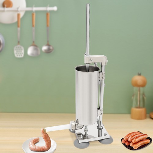 3.5L/8lbs Kitchen Sausage Stuffer Sausage Maker Stainless Steel Stuffing Machine