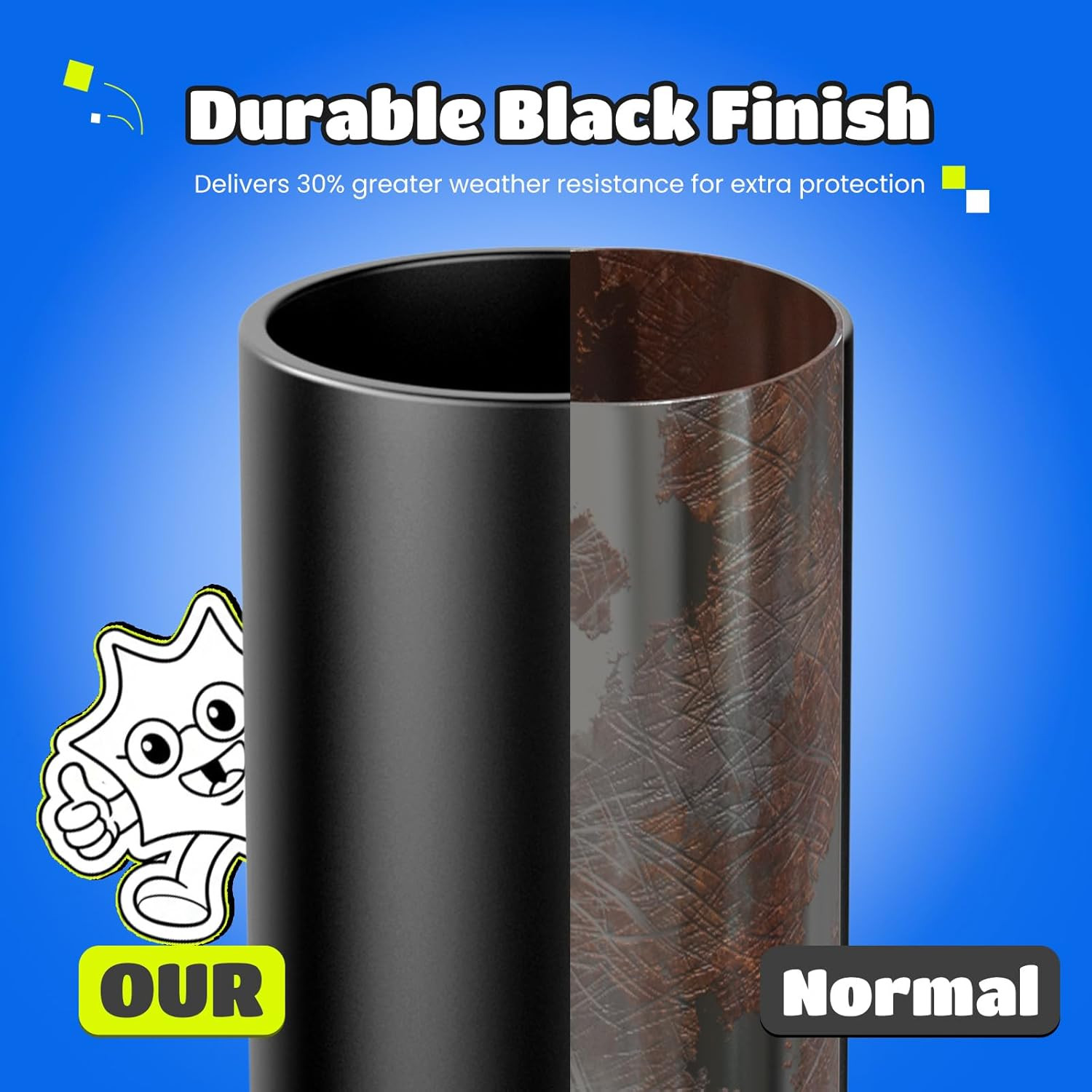 ORCC Trampoline 8FT 10FT 12FT 14FT, Outdoor Tramp with Enclosure Net, 410LBS Yar