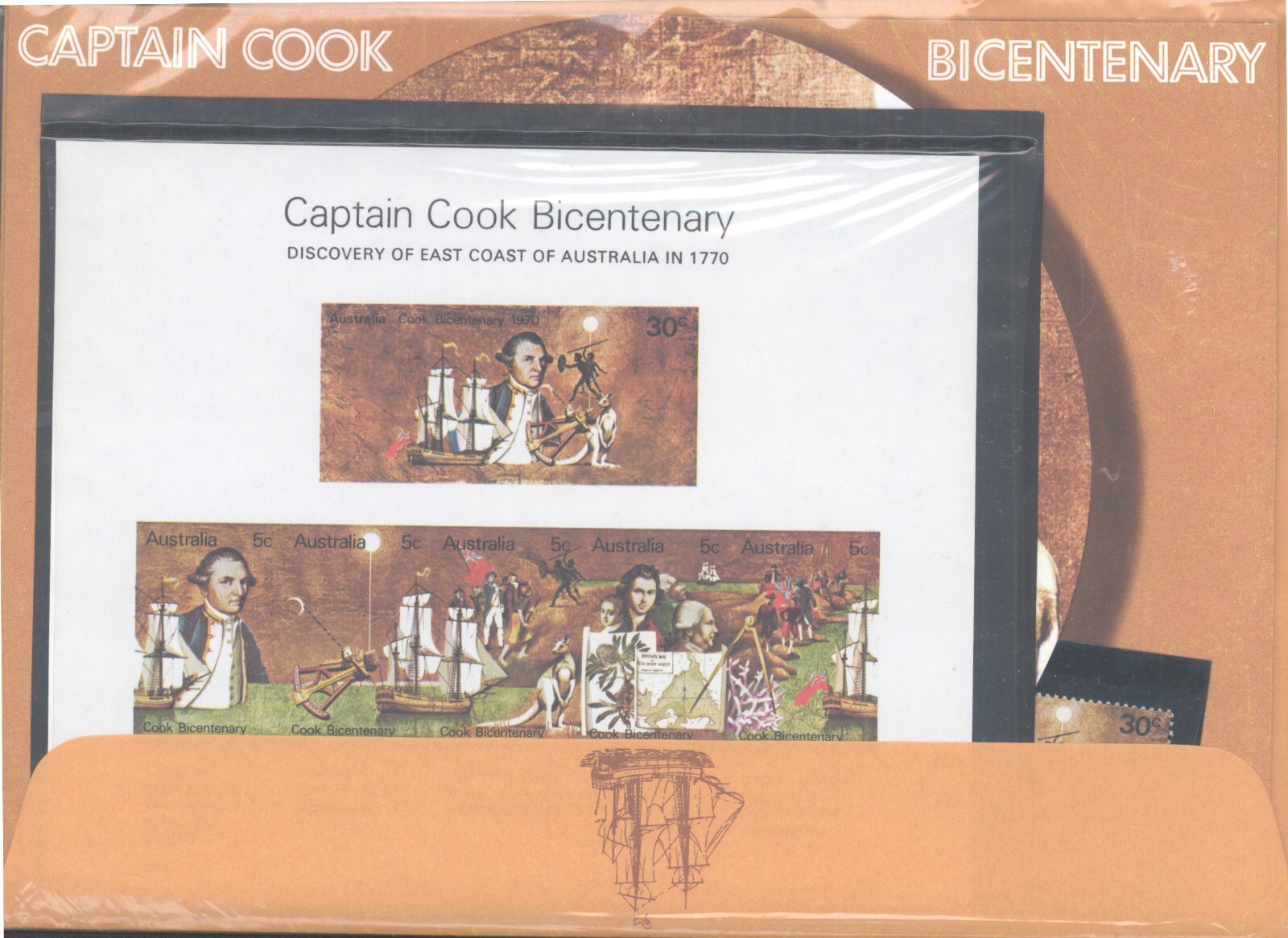 Captain Cook Bicentennary Stamp set