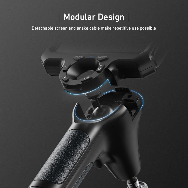 Ralcam Joystick 5" Endoscope Camera with Light Inspection Camera 360° Borescope