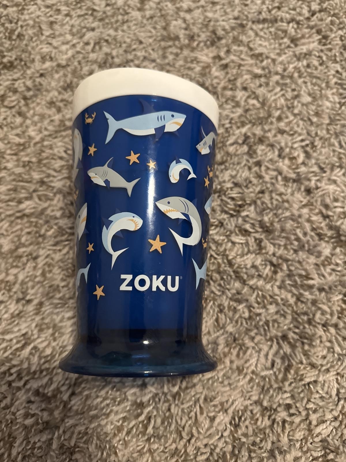Zoku Blue Shark Pattern Slushy Maker