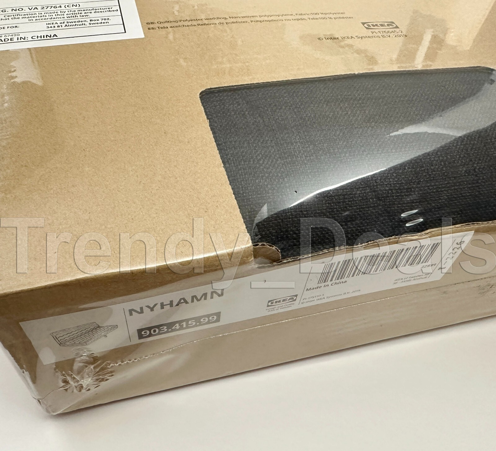 Ikea NYHAMN Sleeper Sofa Cover Skiftebo Anthracite (Dark Gray) 903.415.99 - NEW