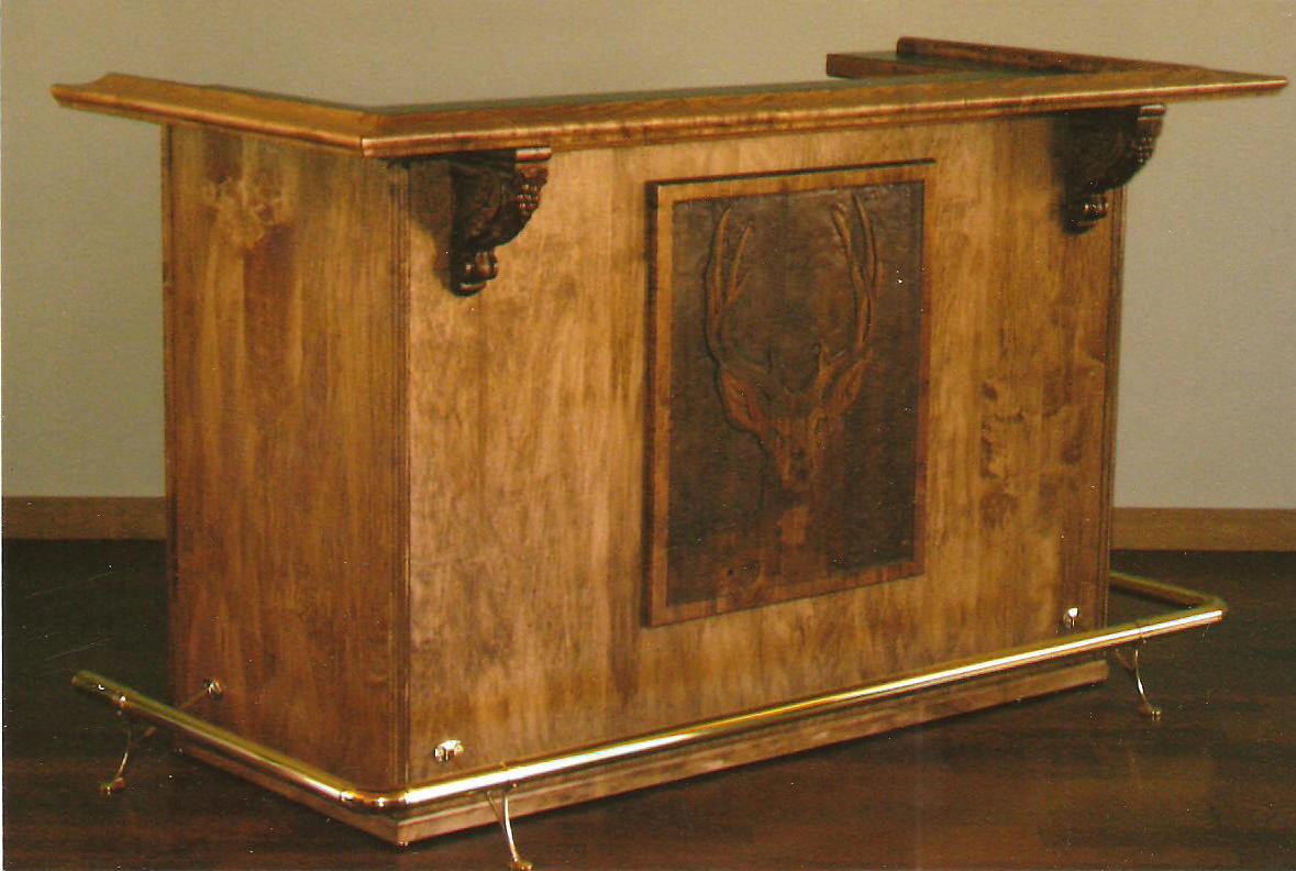 2" OD Bar Foot Rail Rest Kits - Choose Finish Bracket Rail Length-2ft thru 9ft