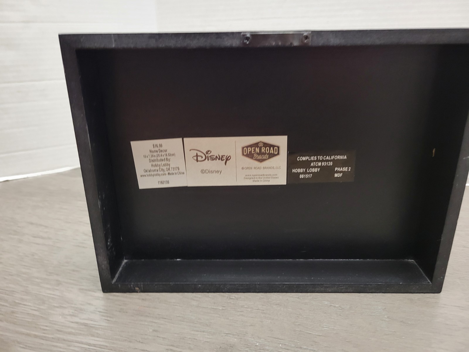 Walt Disney Quote All Our Dreams Can Come True…Mickey Framed Wood Wall Décor