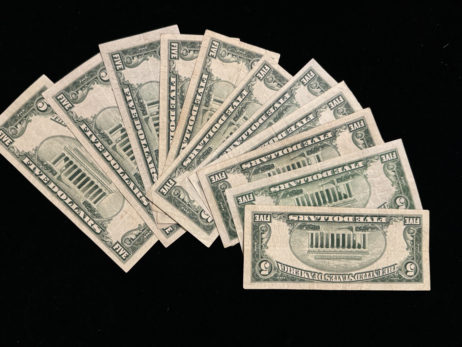 ✯ Problem Free RARE 1934 Blue Seal $5 Silver Certificate FIVE Dollar Bill Lot ✯