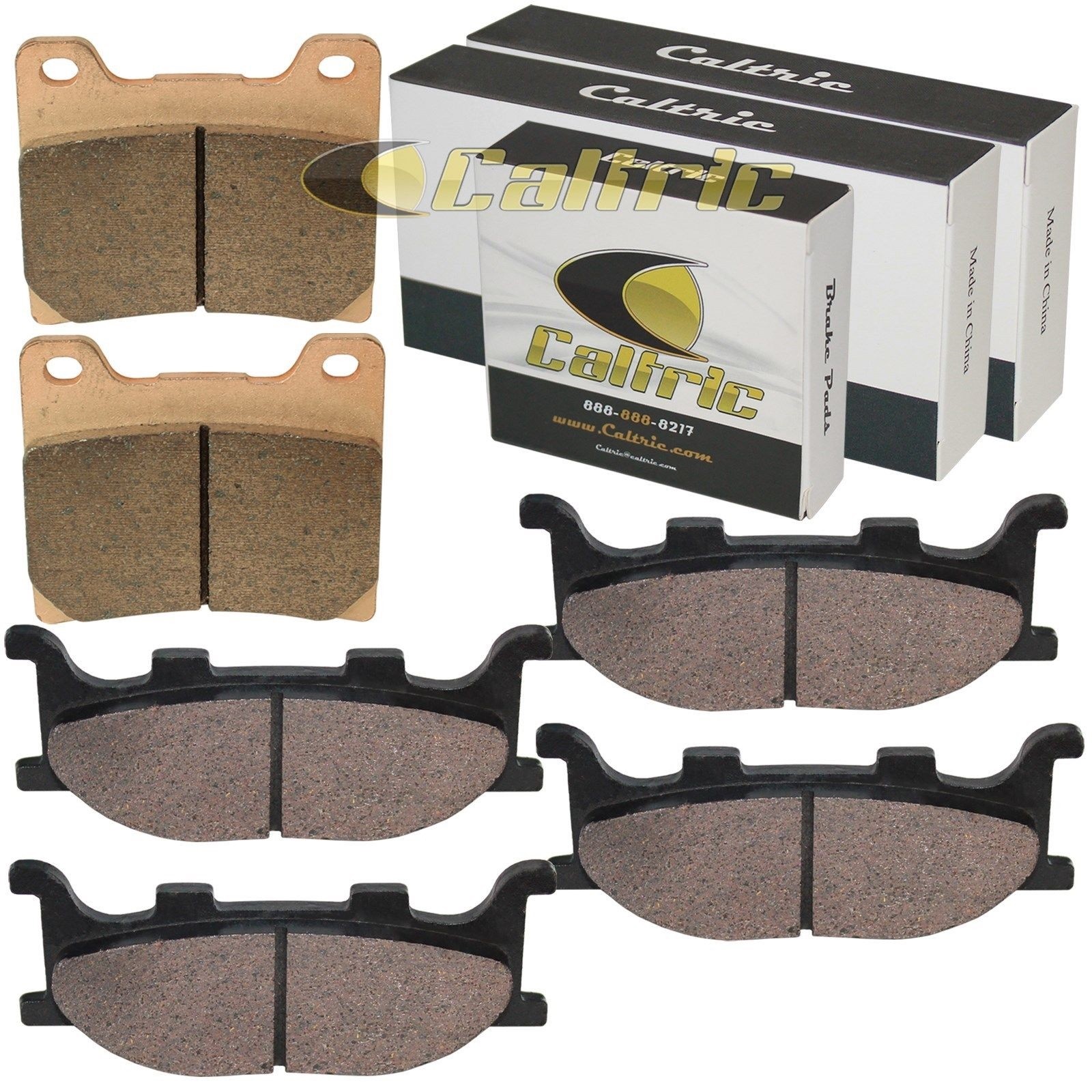 Front And Rear Brake Pads for Yamaha XVS1100 V-Star 1100 1999-2009