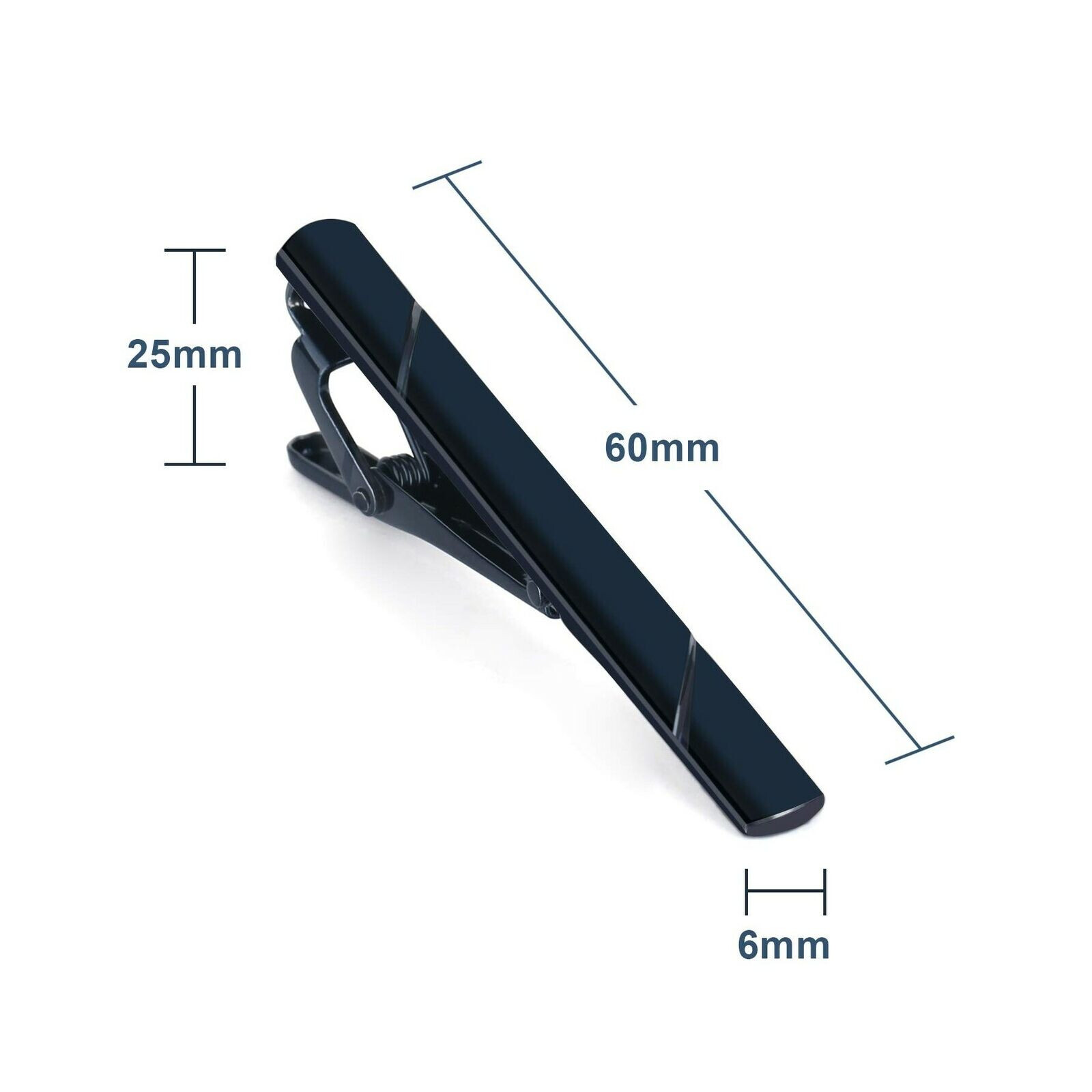 4pcs Mens Stainless Steel Tie Clip Necktie Bar Clasp Clamp Pin Gold Black Silver