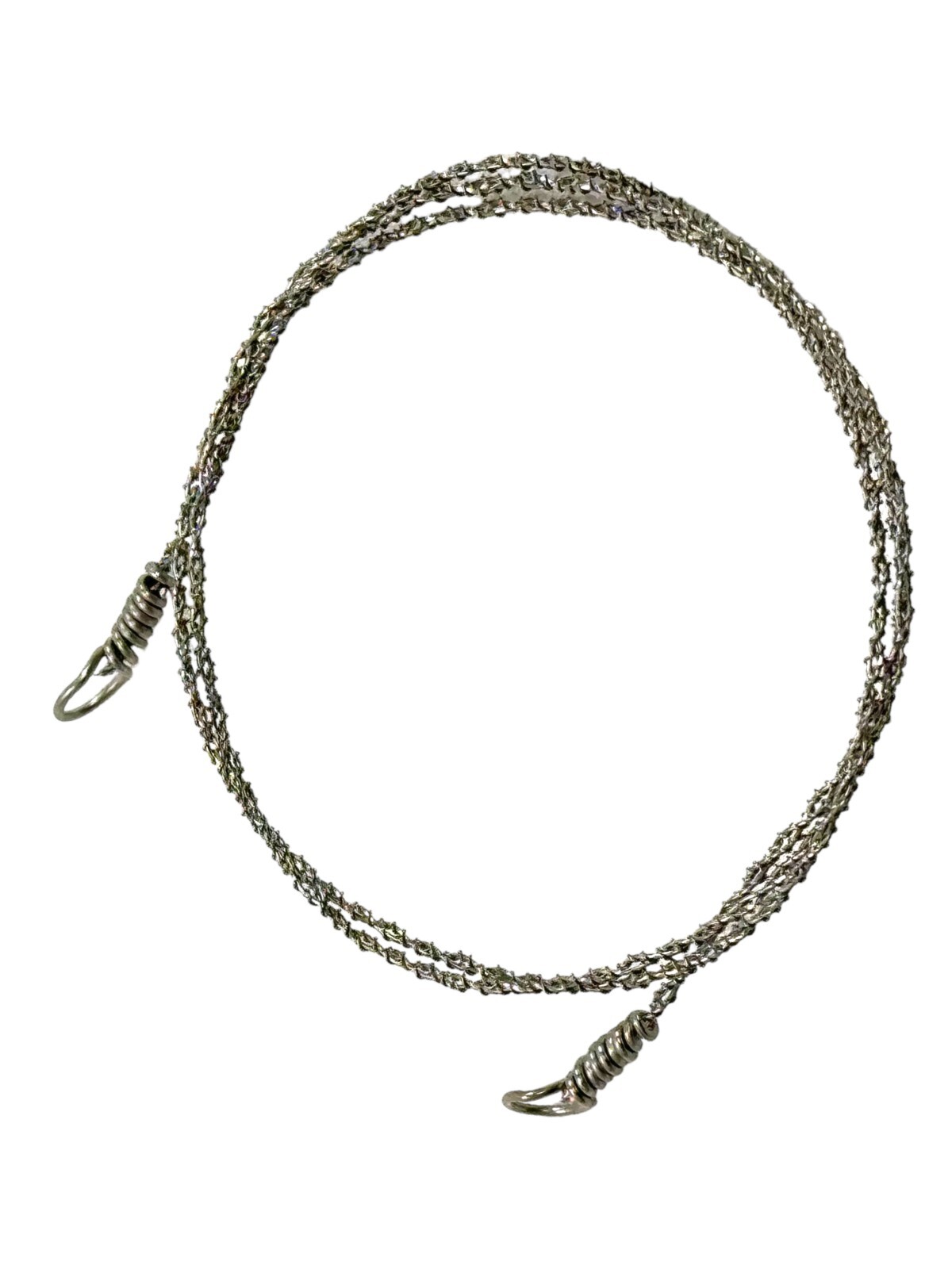 Gigli Saw 22" Length Twisted with 2 Handles Ortho Saw Wood, Bone, PVC Cutting