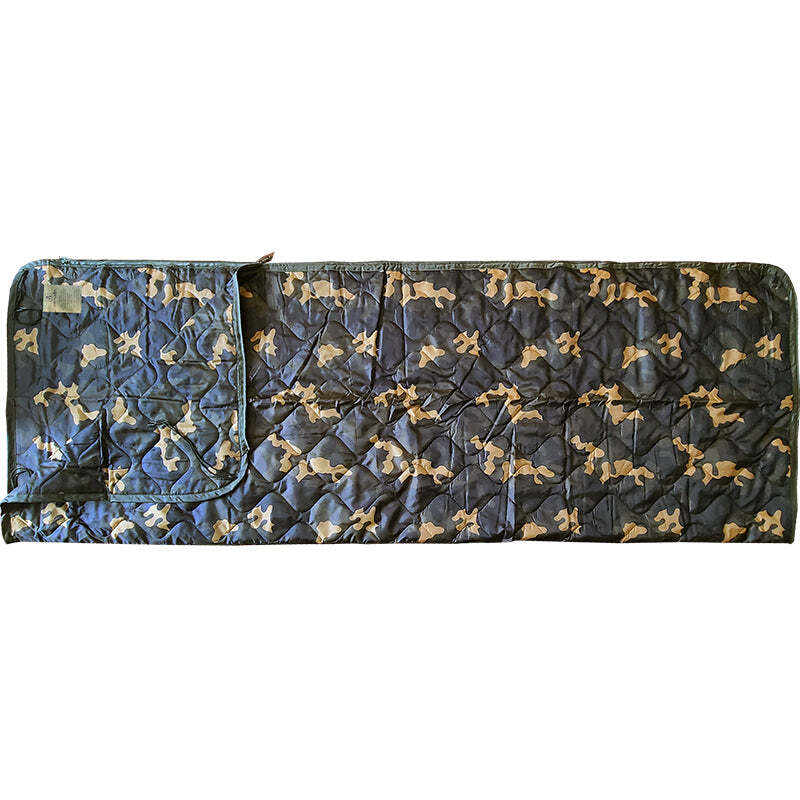 Military Style All Weather Poncho Liner Woobie Blanket Camo Sleeping Bag