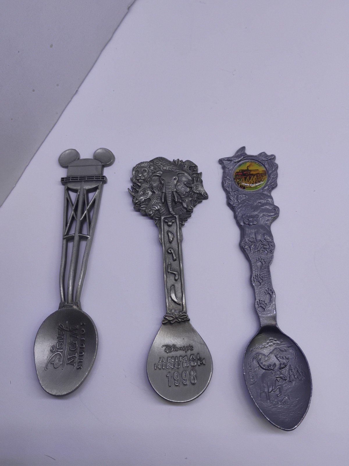 Vtg Figural Ornate Spoons Disney Italy Floral Pewter Silver Plate & More 25