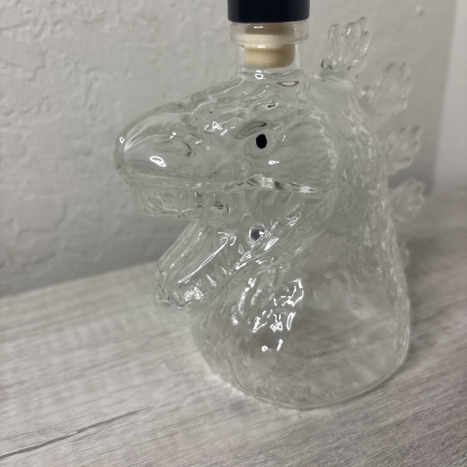 330ml Godzilla Glass Whisky Bottle Collectible Decanter Rare New