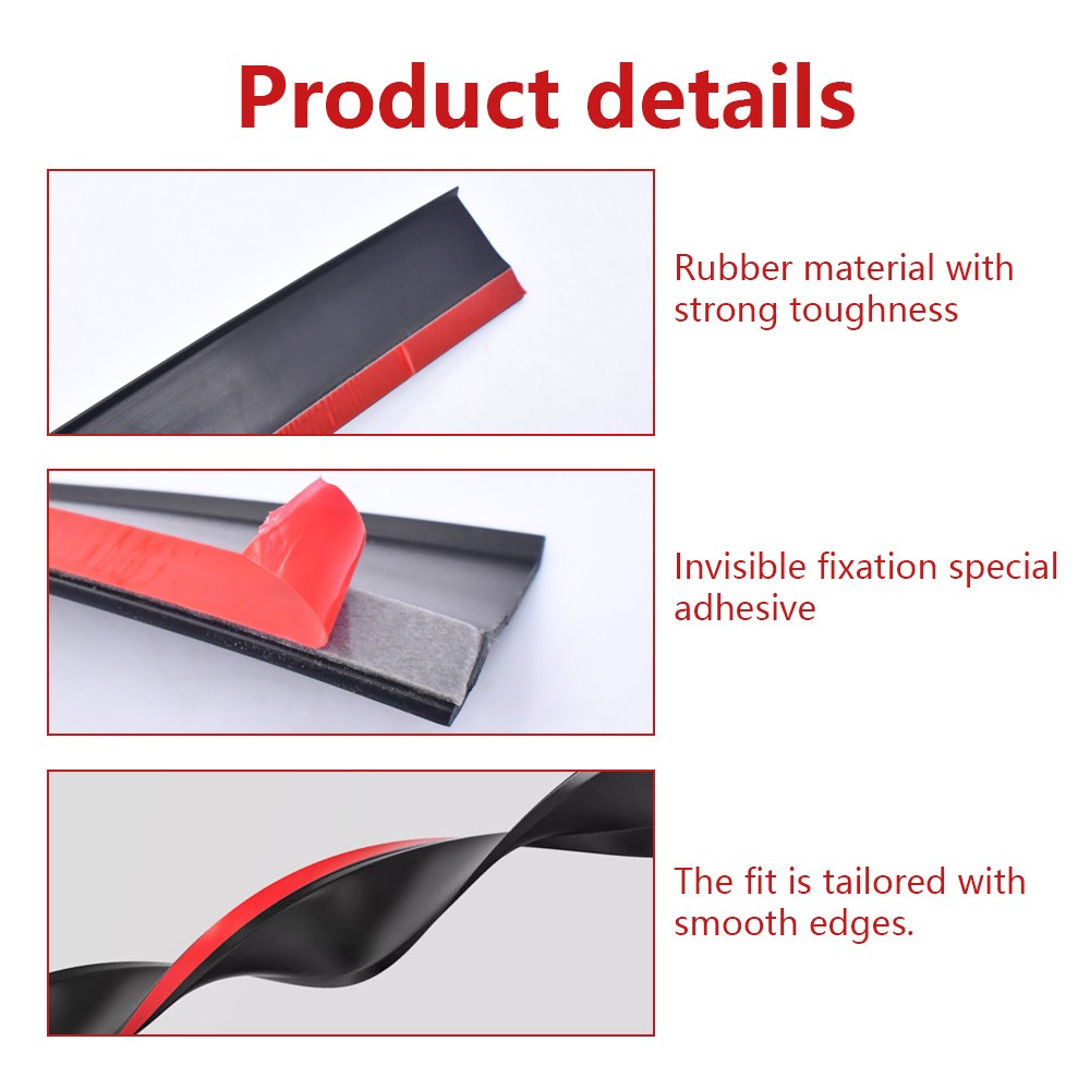 8.2FT Window Guard Seal Strip Trim Rain Deflector for Home Sliding Windows