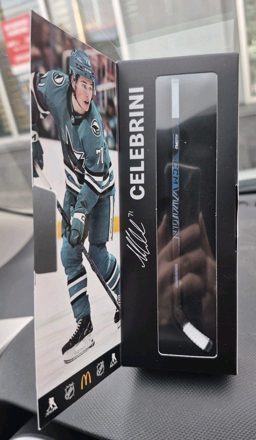 COMPLETE FULL SET (X7) NHL MCDONALD'S Star Sticks Box Canada 2026 Celebrini +++