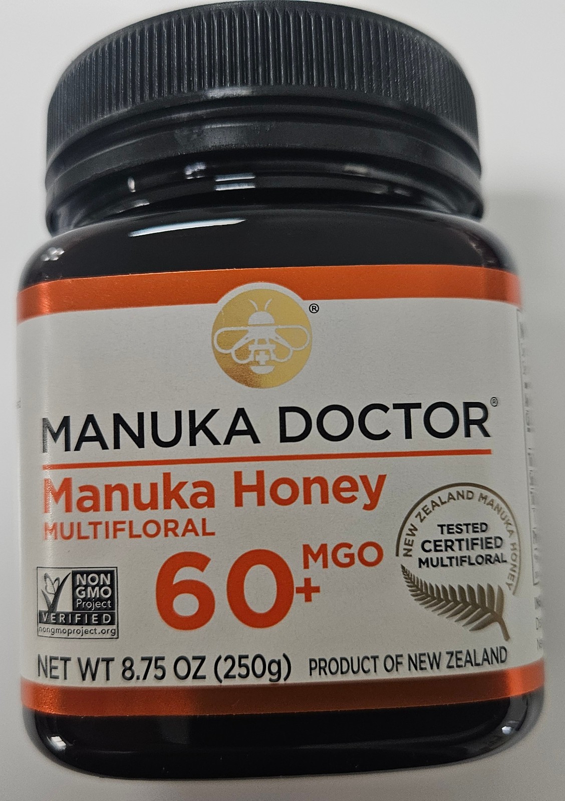 6 x MANUKA DOCTOR - MGO 60+ Manuka Honey Multifloral,100% Pure New Zealand Honey