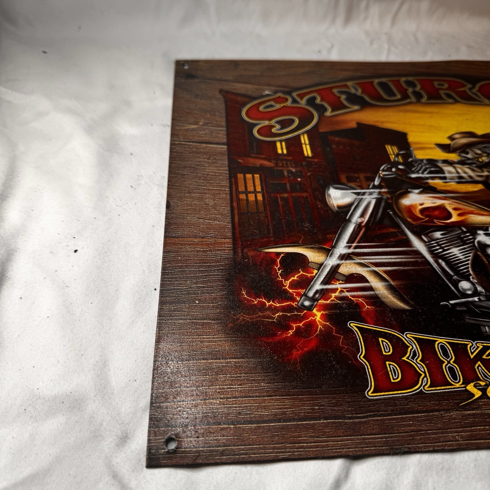 16" X 12-1/2" Metal Sign Sturgis Bike Week 2006 Motorcycle South Dakota