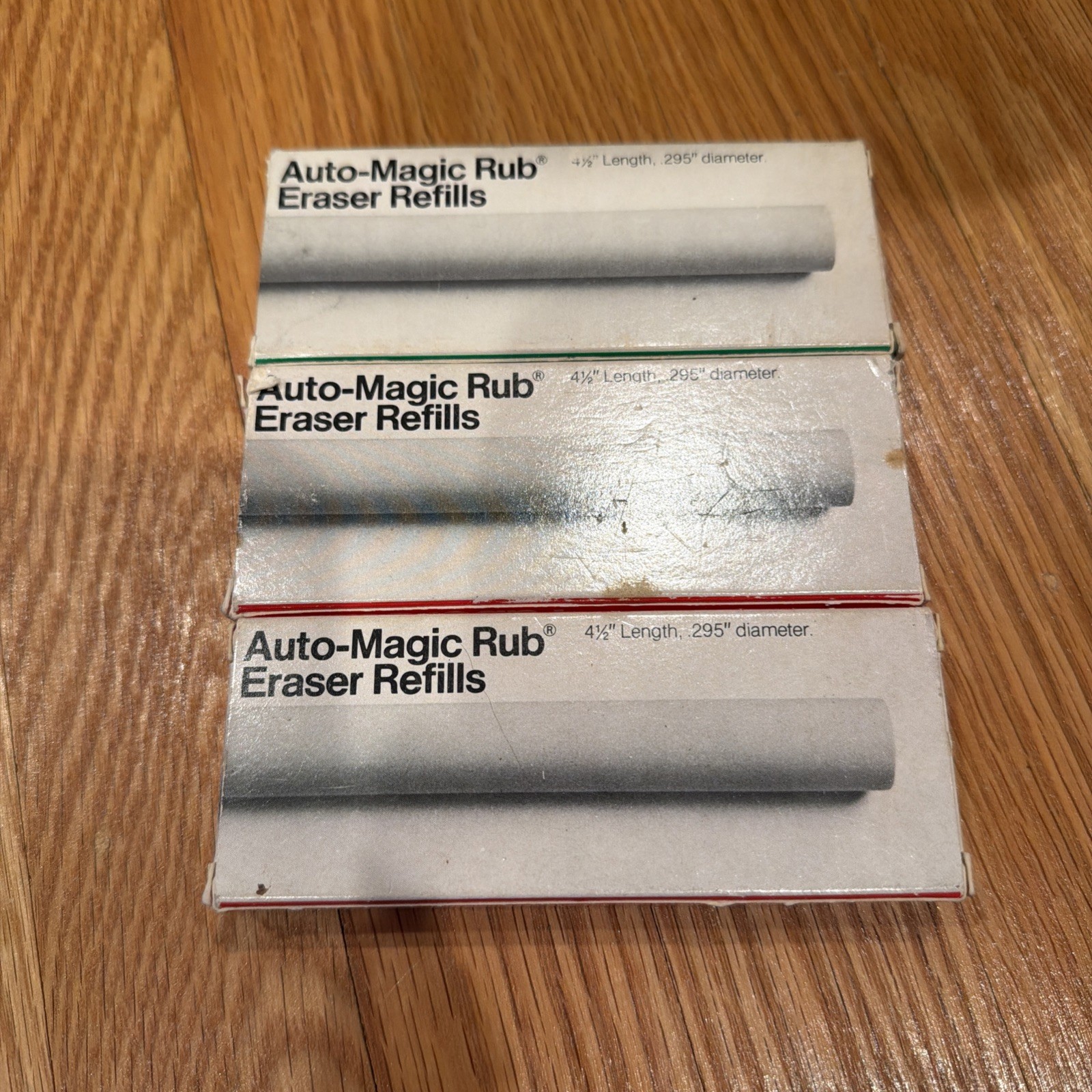 Faber Castell Auto-Magic Rub Eraser Refills- 12 pack, # 73207, VINYL  4 1/2