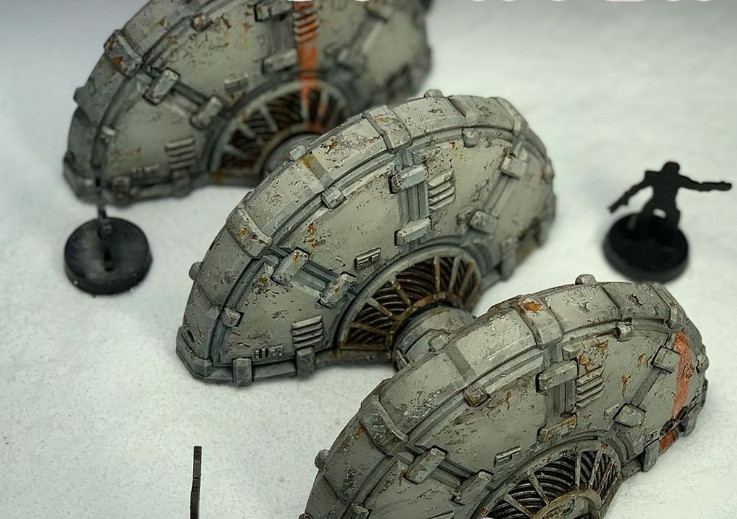Generators for 28mm Legion Sci-fi Tabletop Terrain